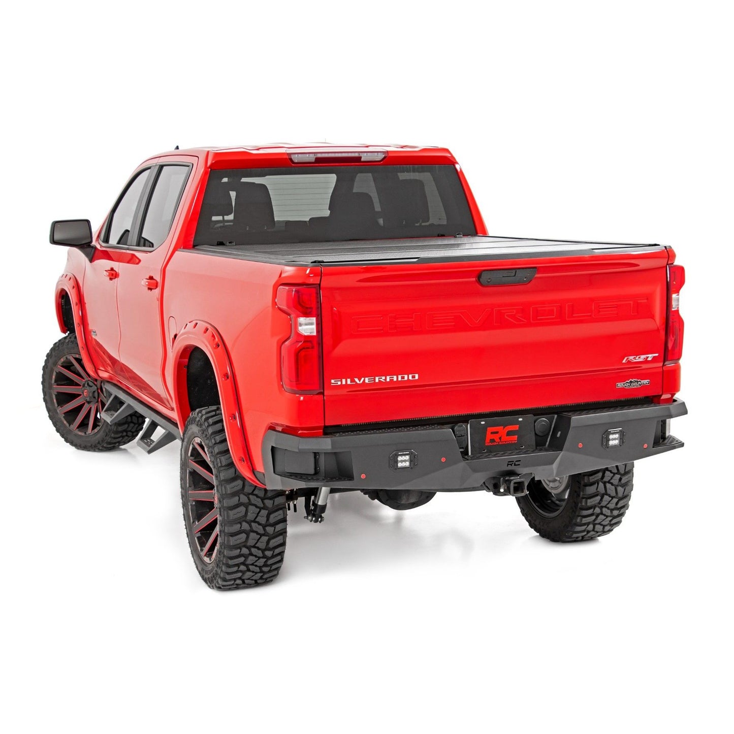 ROUGH COUNTRY Rear LED Bumper | Chevy Silverado 1500 2WD/4WD (2019-2024 & Classic) | 10758