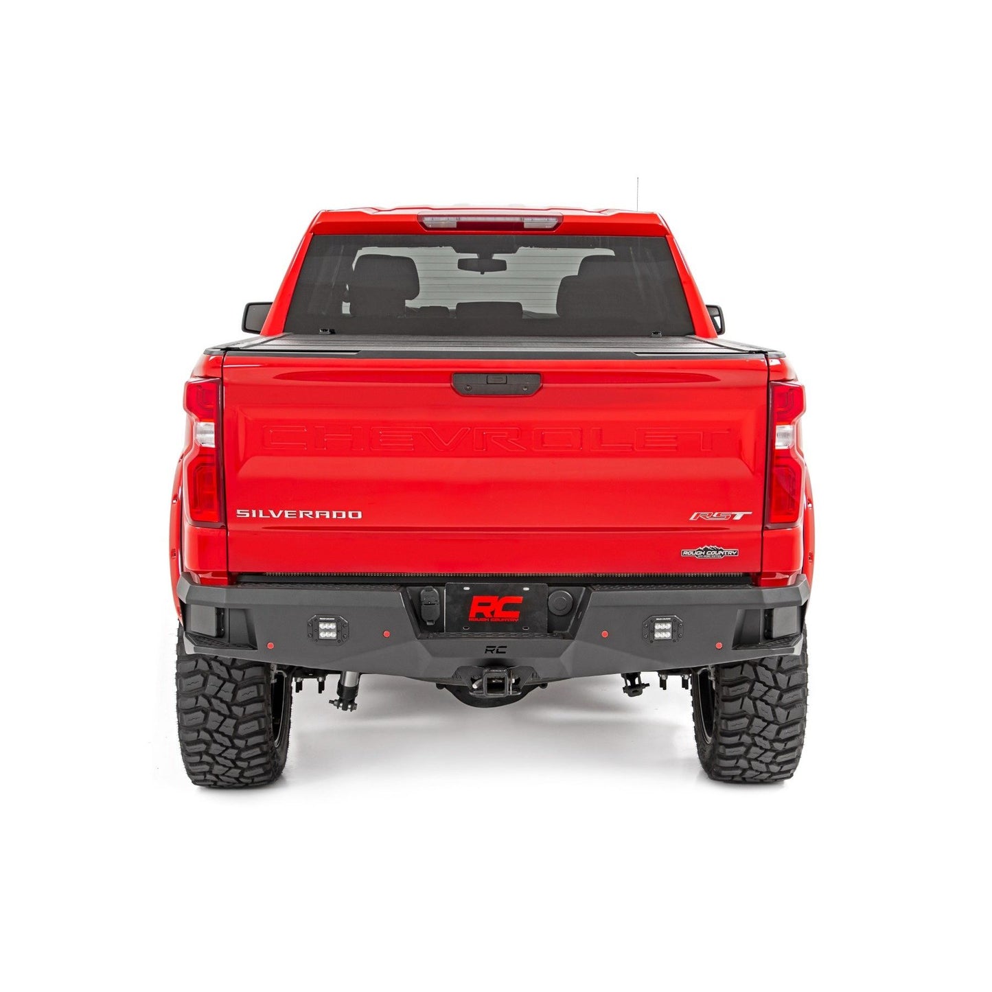 ROUGH COUNTRY Rear LED Bumper | Chevy Silverado 1500 2WD/4WD (2019-2024 & Classic) | 10758