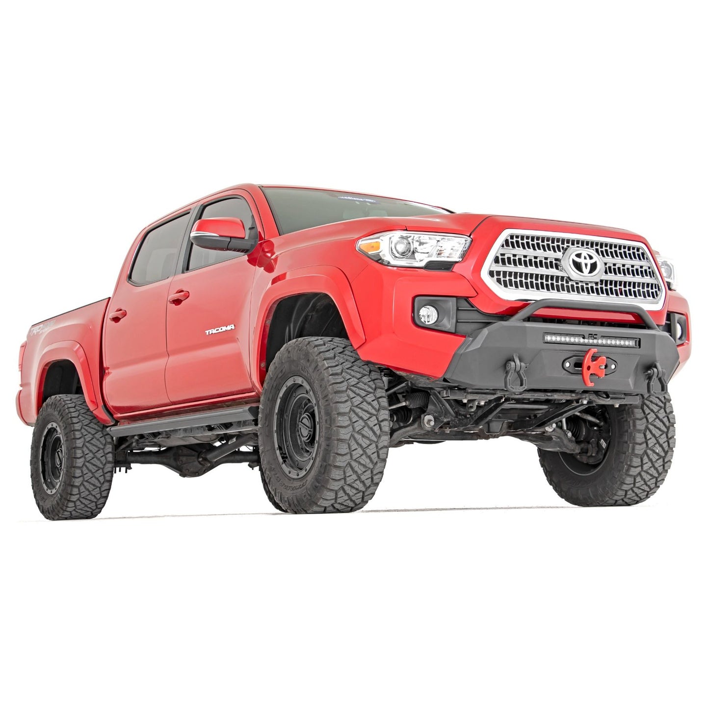 ROUGH COUNTRY Front Bumper | Hybrid | 20" Blk DRL LED | 9500S | Toyota Tacoma (16-23) | 10726