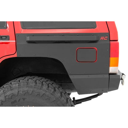 ROUGH COUNTRY Fender & Quarter Panel Armor | Rear | Combo | Jeep Cherokee XJ 2WD/4WD (97-01) | 10579
