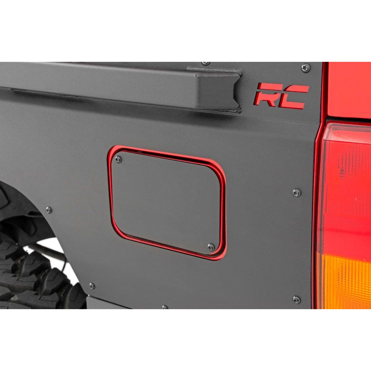 ROUGH COUNTRY Fender & Quarter Panel Armor | Rear | Combo | Jeep Cherokee XJ 2WD/4WD (97-01) | 10579