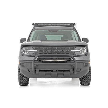 ROUGH COUNTRY Nudge Bar | 20 Inch Chrome Single Row LED | Ford Bronco Sport 4WD (2021-2025) | 51043