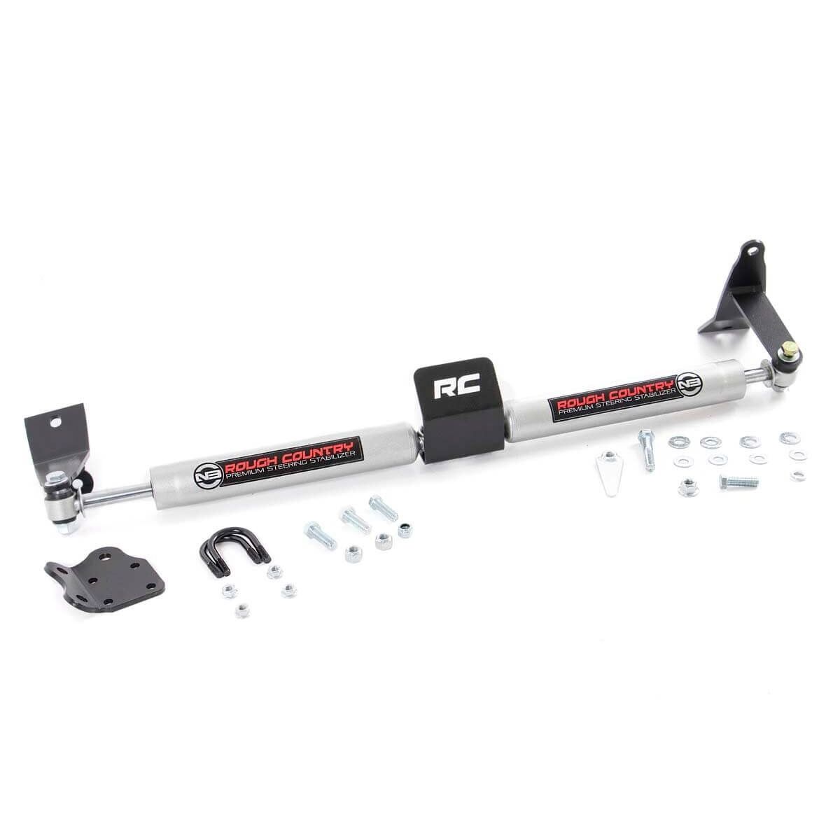 ROUGH COUNTRY N3 Steering Stabilizer | Dual | 2-8 Inch Lift | Ram 2500 (10-13)/3500 (10-12)  | 8749530