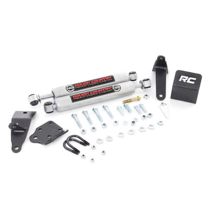 ROUGH COUNTRY N3 Steering Stabilizer | Dual | 2-8 Inch Lift | Ram 2500 (10-13)/3500 (10-12)  | 8749530