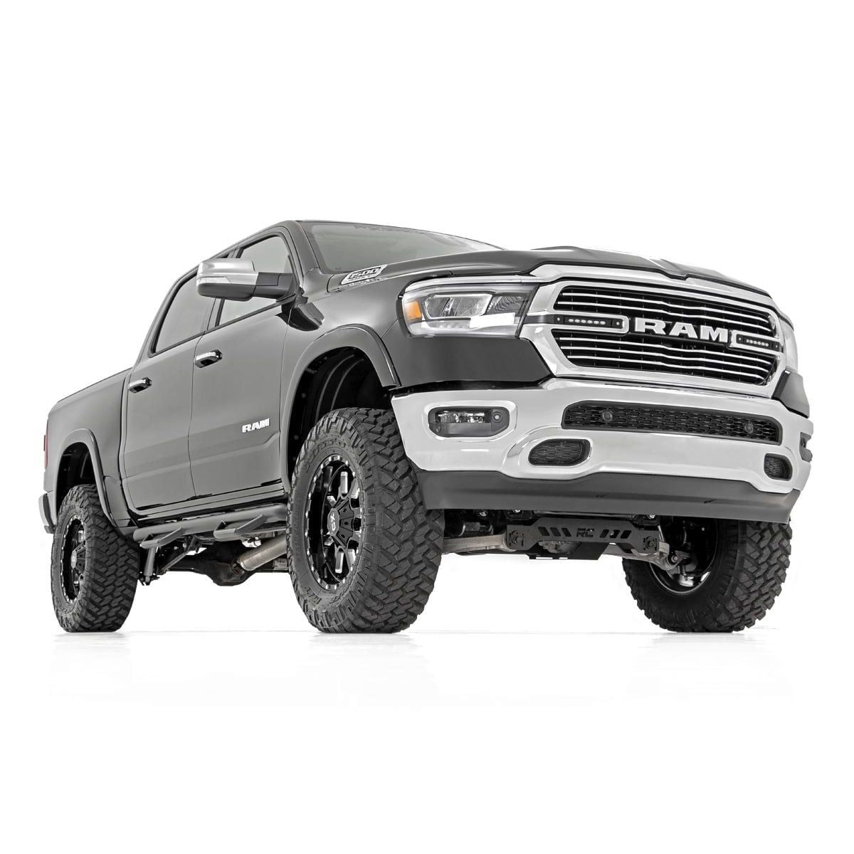 ROUGH COUNTRY Dual 6in LED Grille Kit | Black Slimline | Ram 1500 2WD/4WD (2019-2024) | 70783