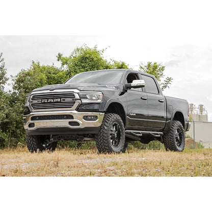 ROUGH COUNTRY Dual 6in LED Grille Kit | Chrome Slimline | Ram 1500 2WD/4WD (2019-2024) | 70784
