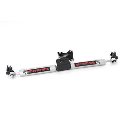 ROUGH COUNTRY N3 Steering Stabilizer | Dual | 2-8 Inch Lift | Jeep Wrangler JK/Wrangler Unlimited (07-18) | 8734930