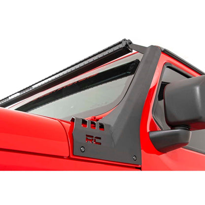 ROUGH COUNTRY LED Light Kit | Windshield Mount | 50" BLK Single Row | Jeep Gladiator JT/Wrangler JL (18-25) | 70065