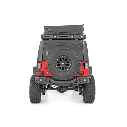 ROUGH COUNTRY Rear Bumper | Tubular | Jeep Wrangler JK/Wrangler Unlimited  (2007-2018) | 10649