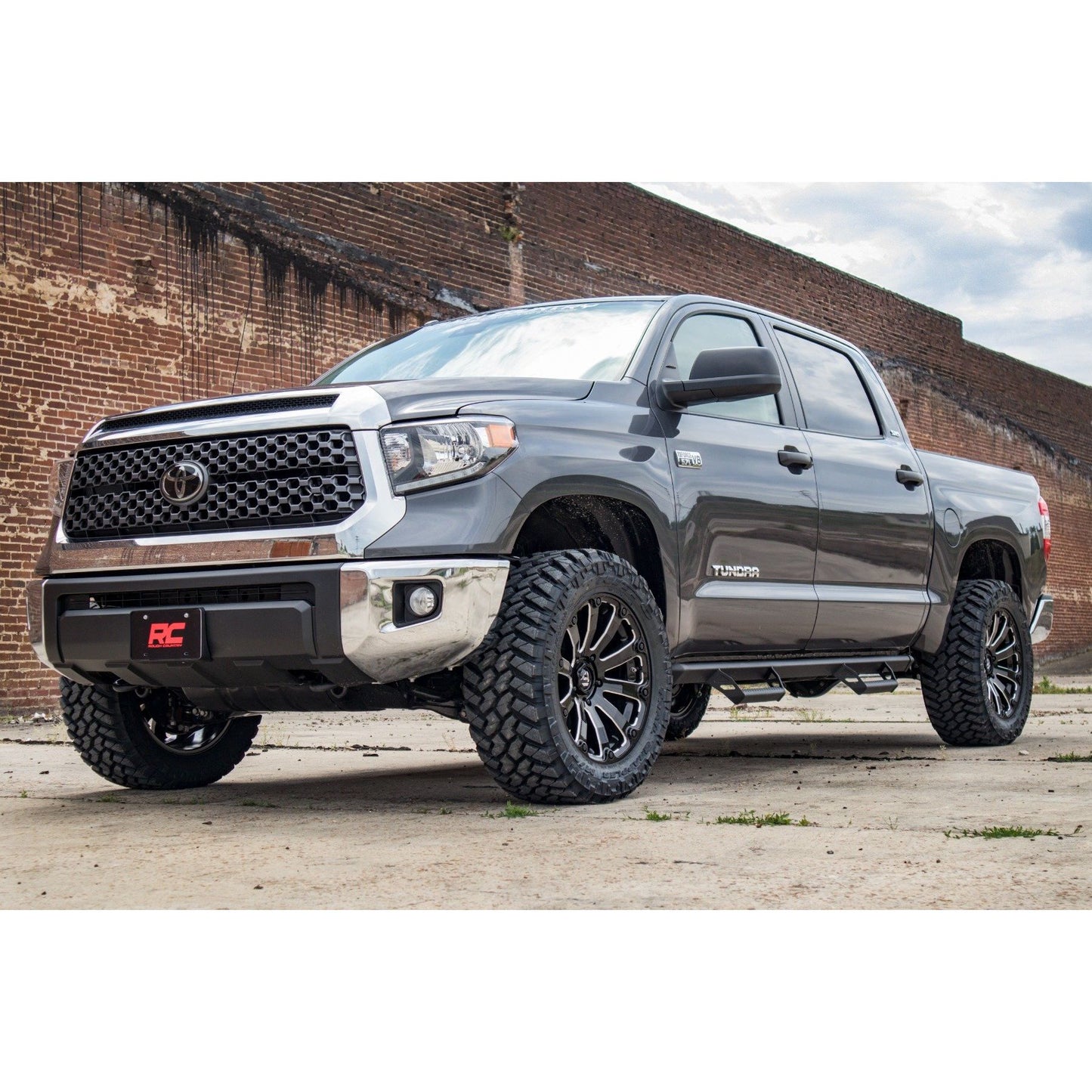 ROUGH COUNTRY M1 Adjustable Leveling Struts | Monotube | 0-2" | Toyota Tundra 4WD (07-21) | 502090