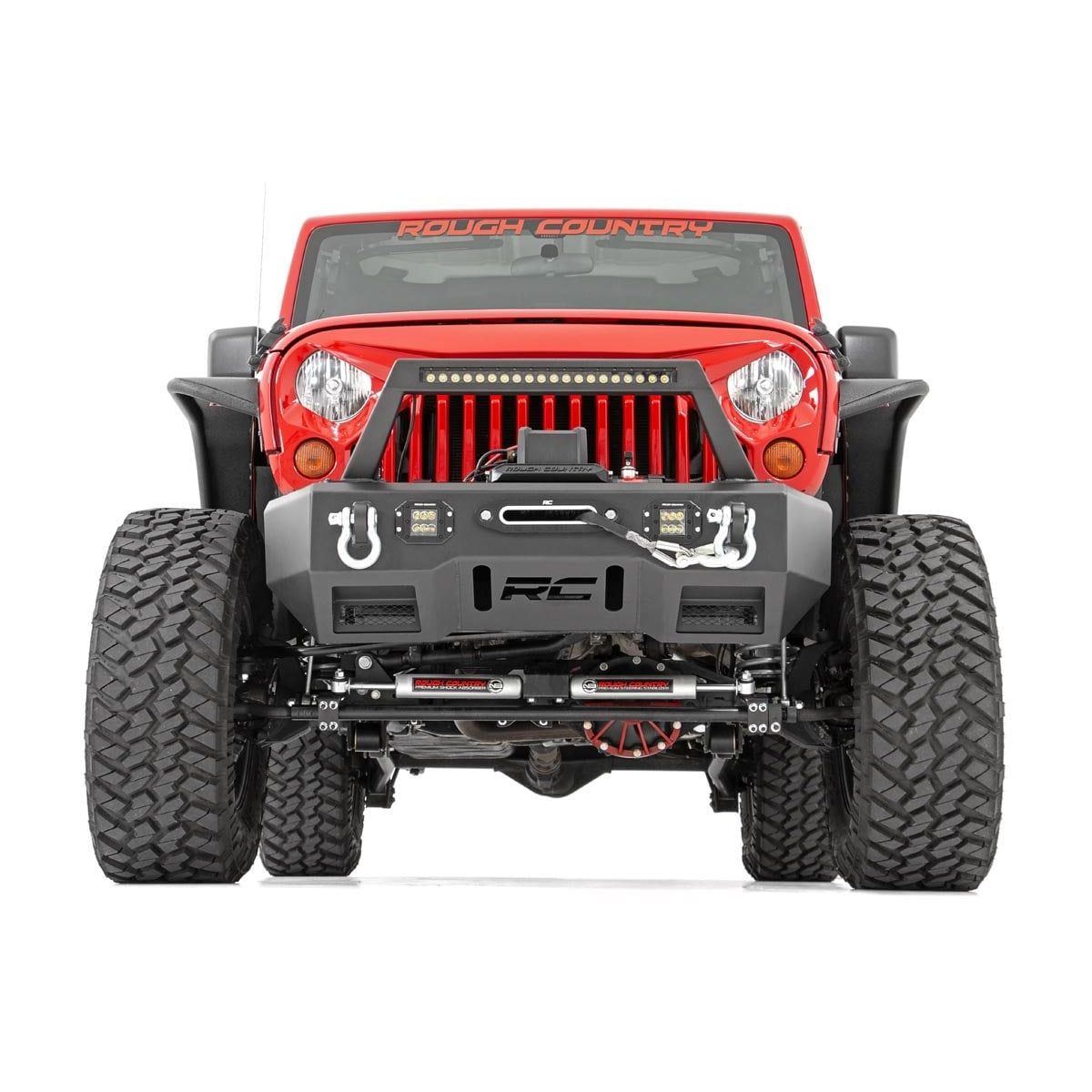 ROUGH COUNTRY | Fender Flare  Steel  FR & RR  Jeep Wrangler JK/Wrangler Unlimited  (07-18) | 10533