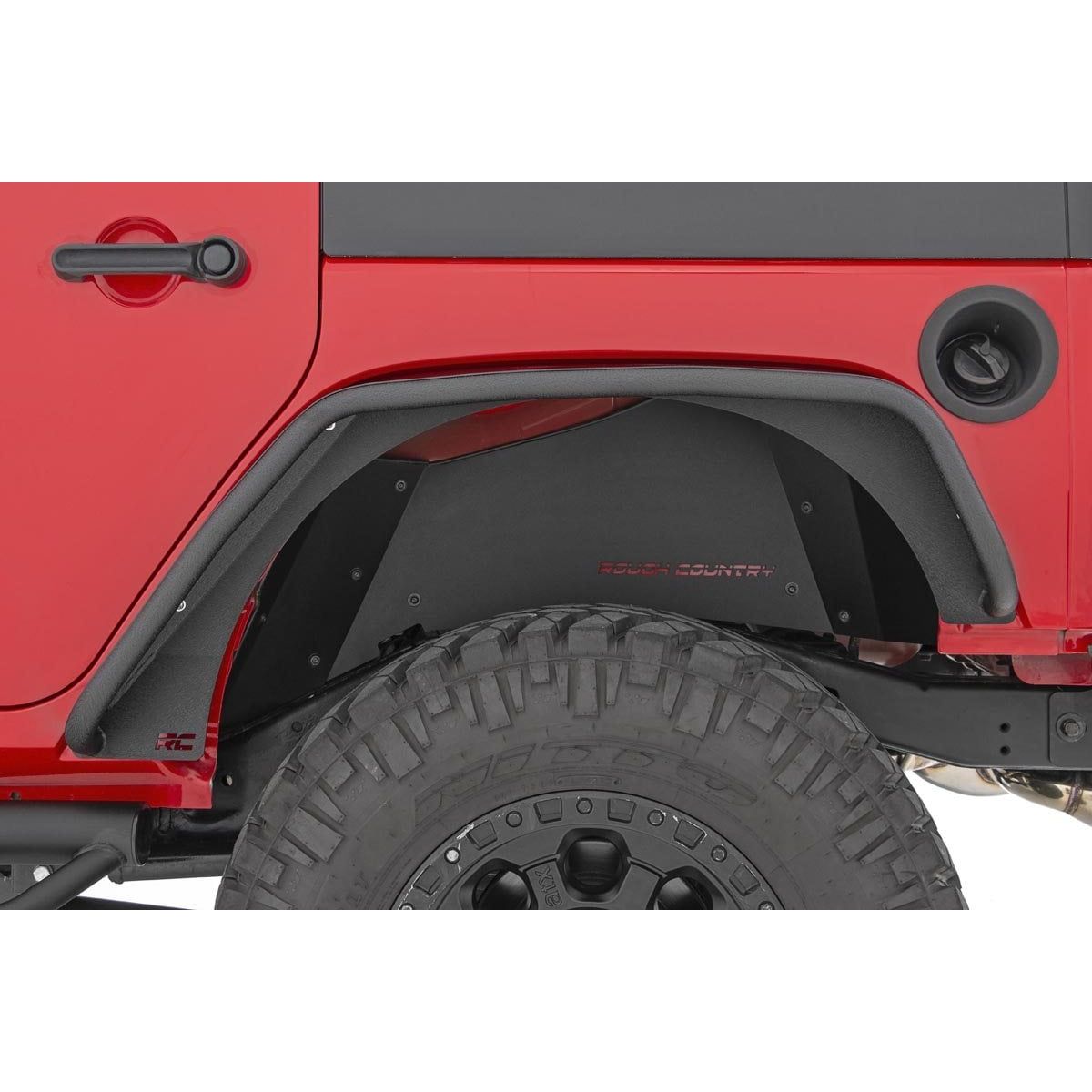 ROUGH COUNTRY | Fender Flare  Steel  FR & RR  Jeep Wrangler JK/Wrangler Unlimited  (07-18) | 10533