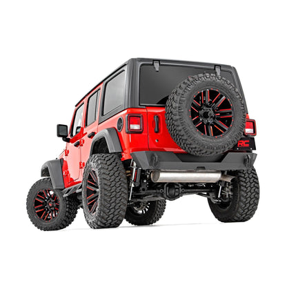 ROUGH COUNTRY Rear Bumper | Trail | Tire Carrier | Jeep Wrangler JL (18-25)/Wrangler Unlimited (18-25)  | 10598
