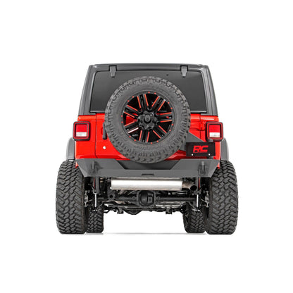 ROUGH COUNTRY Rear Bumper | Trail | Tire Carrier | Jeep Wrangler JL (18-25)/Wrangler Unlimited (18-25)  | 10598