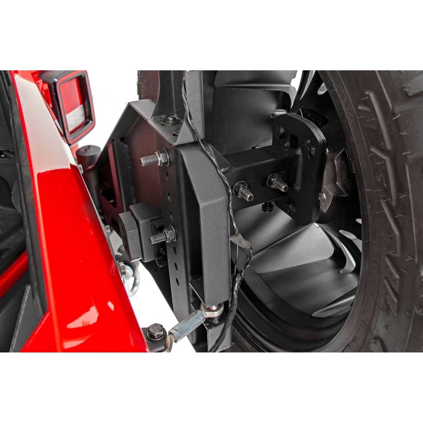 ROUGH COUNTRY Rear Bumper | Trail | Tire Carrier | Jeep Wrangler JL (18-25)/Wrangler Unlimited (18-25)  | 10598