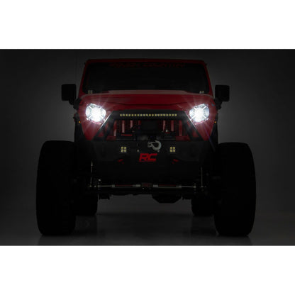 ROUGH COUNTRY | 9 Inch LED Headlights  DOT Approved  Jeep Gladiator JT/Wrangler JL (18-26) | RCH5100