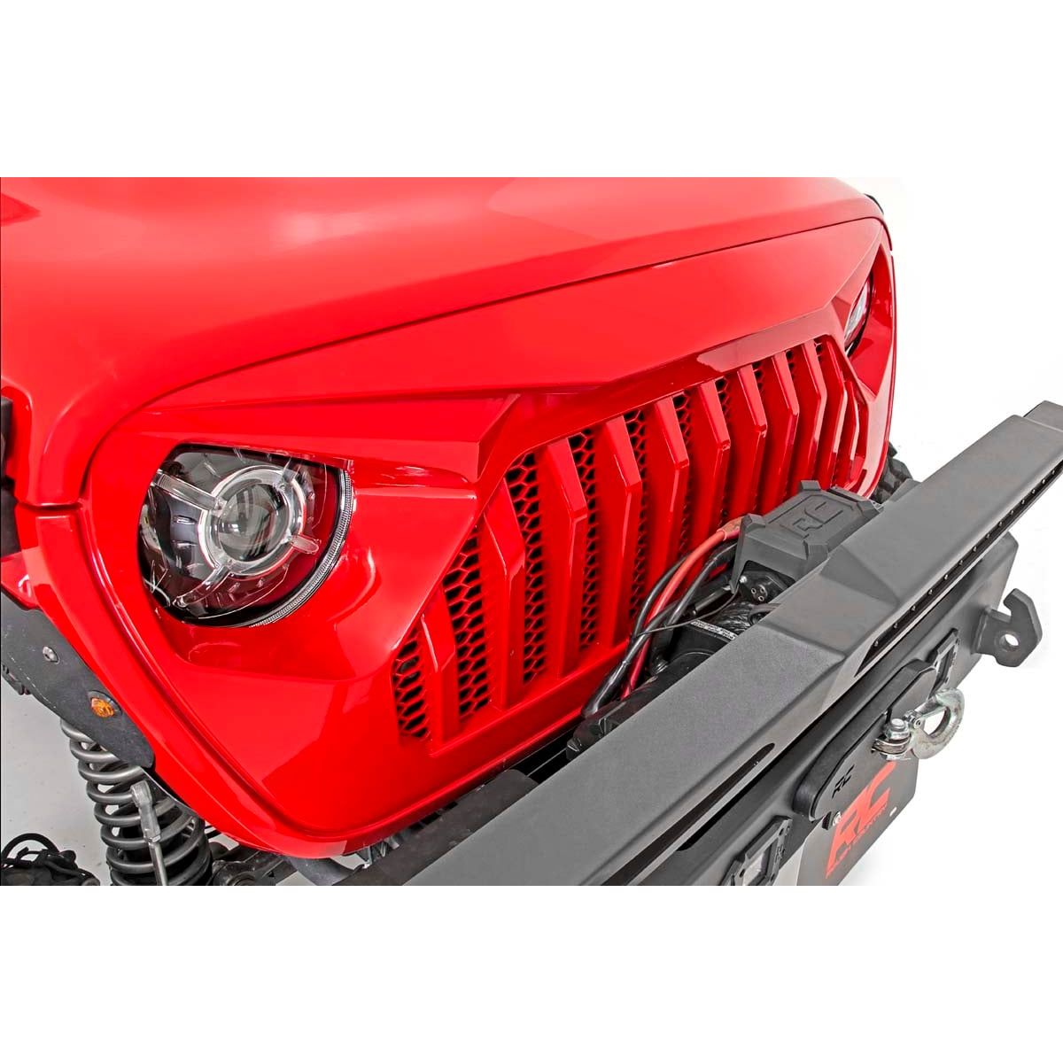 ROUGH COUNTRY Replacement Grille | Angry Eyes | Jeep Gladiator JT/Wrangler JL 4WD (18-25) | 10496