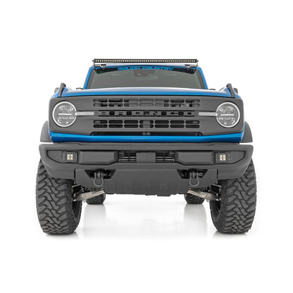 ROUGH COUNTRY LED Light Kit | Upper Windshield | 50" Black Single Row | Ford Bronco (21-25) | 71043
