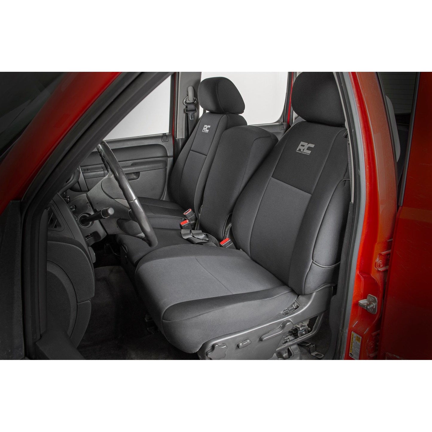 ROUGH COUNTRY Seat Covers | FR 40/40/20 & RR Full Bench | Chevy/GMC 1500/2500HD (07-13) | 91033