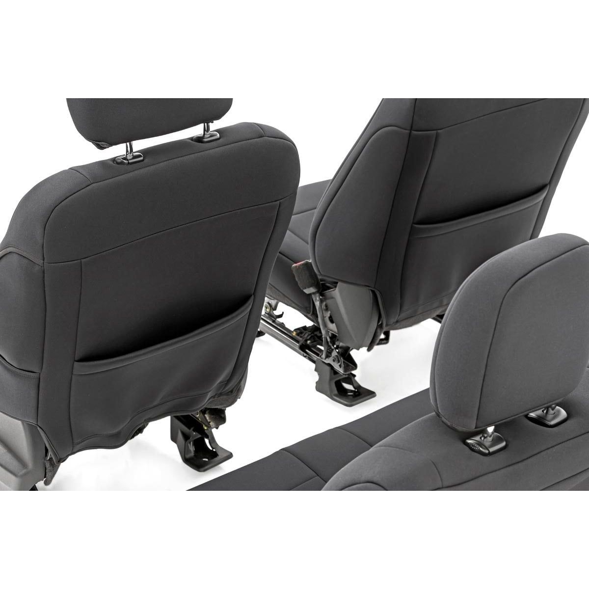ROUGH COUNTRY Seat Covers | Rear Bench Seat | Ford F-150/Lightning/F-250/F-350  (2015-2025) | 91017