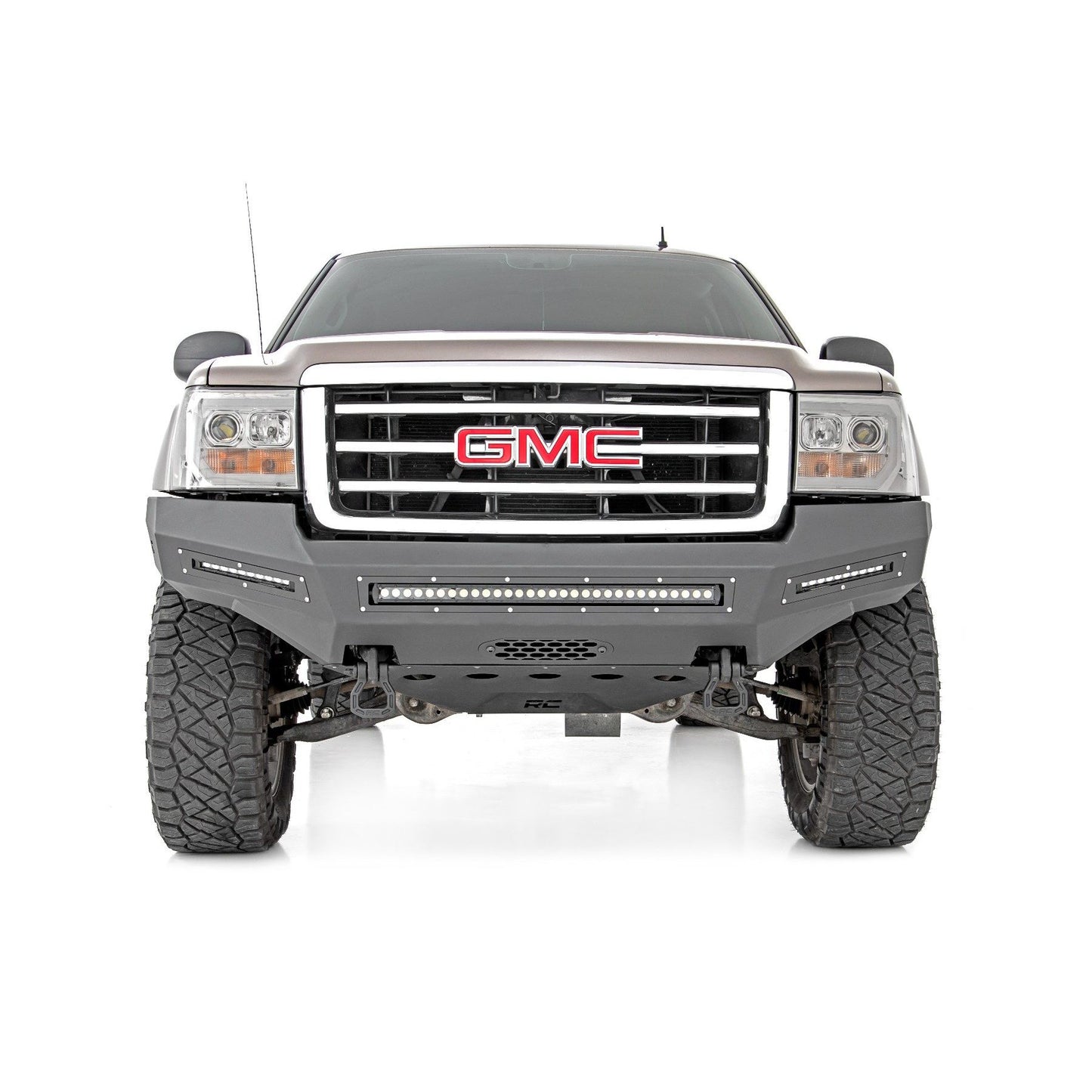 ROUGH COUNTRY Front Bumper | Fabricated | Prerunner | LED | GMC Sierra 1500 2WD/4WD (07-13) | 10913