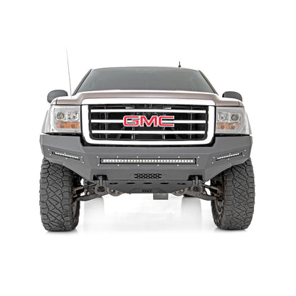 ROUGH COUNTRY Front Bumper | Fabricated | Prerunner | LED | GMC Sierra 1500 2WD/4WD (07-13) | 10913