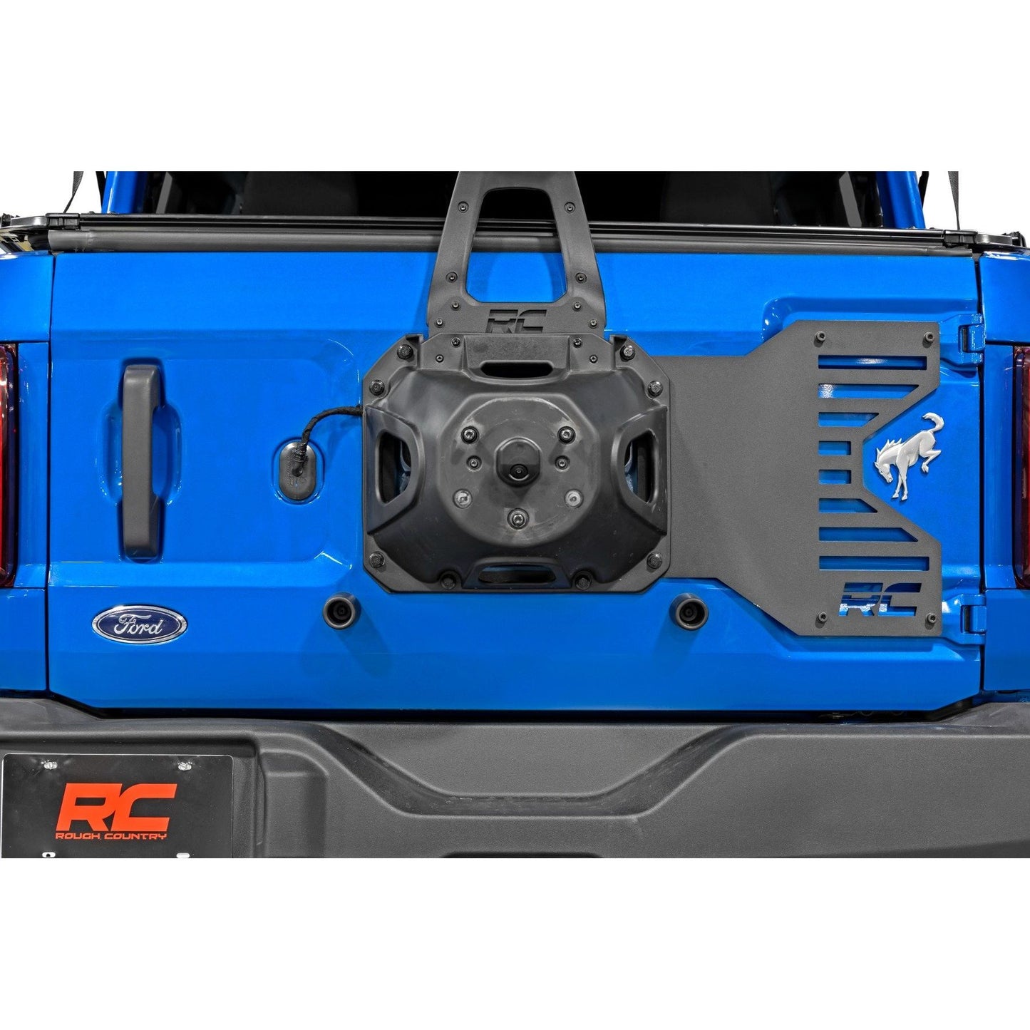 ROUGH COUNTRY Spare Tire Relocation | Tailgate Reinforcement | Ford Bronco 4WD (2021-2025) | 51055