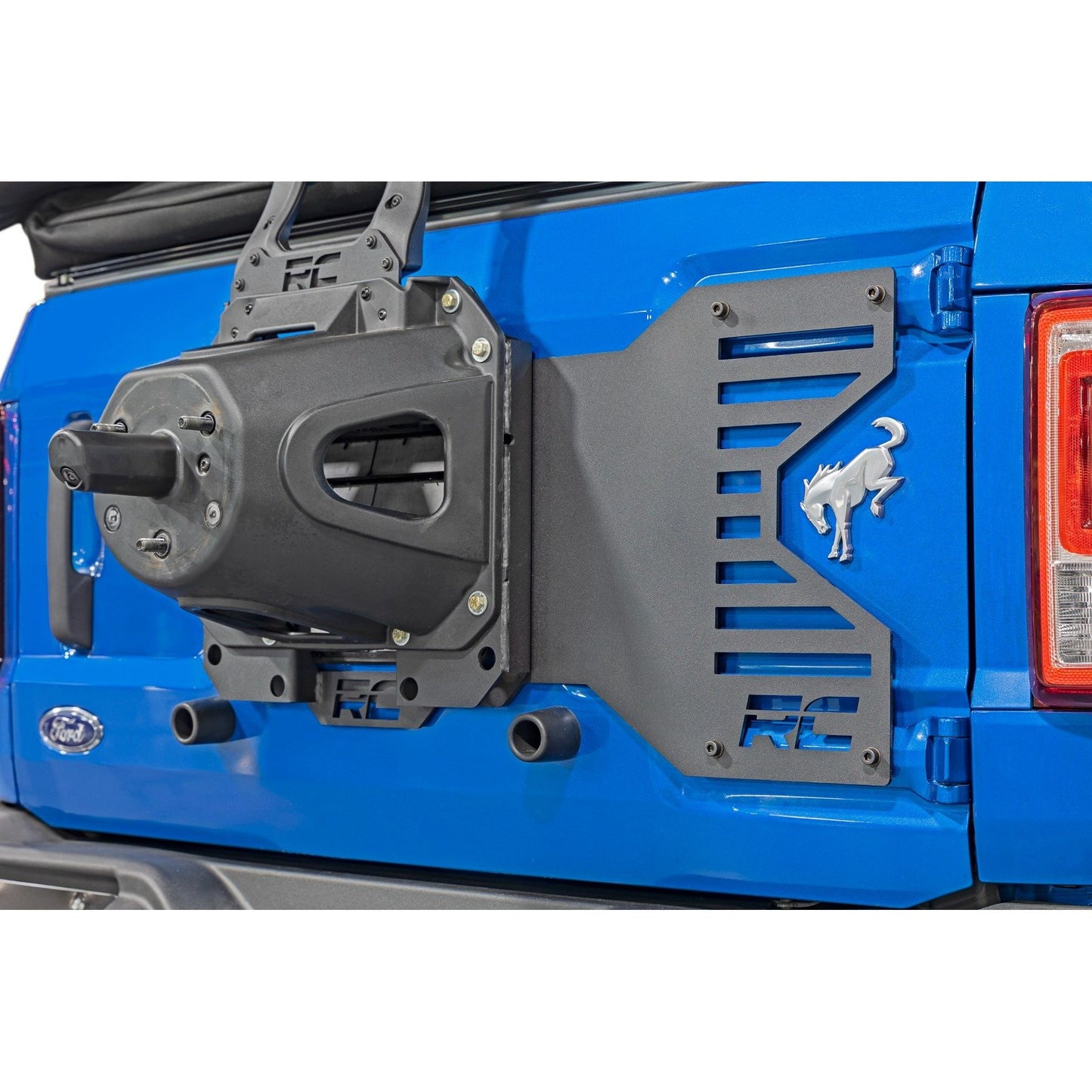 ROUGH COUNTRY Spare Tire Relocation | Tailgate Reinforcement | Ford Bronco 4WD (2021-2025) | 51055