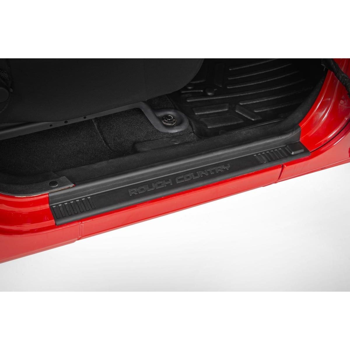 ROUGH COUNTRY Entry Guards | Front and Rear | Jeep Wrangler JK/Wrangler Unlimited  (07-18) | 10568