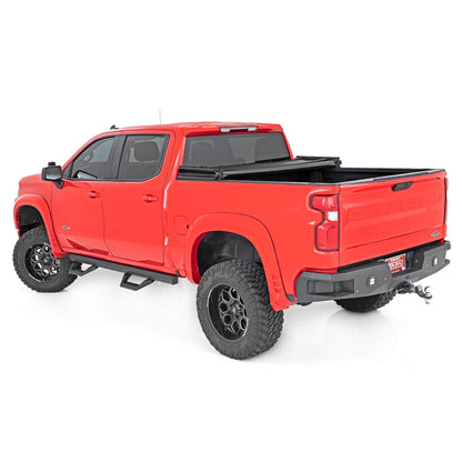 ROUGH COUNTRY SRX2 Adj Aluminum Step | Crew Cab | Chevy/GMC 1500/2500HD (19-26 & Refresh) | 11003A