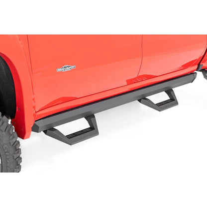 ROUGH COUNTRY SRX2 Adj Aluminum Step | Crew Cab | Chevy/GMC 1500/2500HD (19-26 & Refresh) | 11003A
