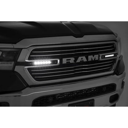 ROUGH COUNTRY Dual 6in LED Grille Kit | Chrome Slimline | Ram 1500 2WD/4WD (2019-2024) | 70784