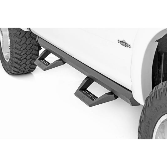 ROUGH COUNTRY SRX2 Adj Aluminum Step | Crew Cab | Ford F-150/Lightning/F-250/F-350/Raptor (15-25) | 51008A