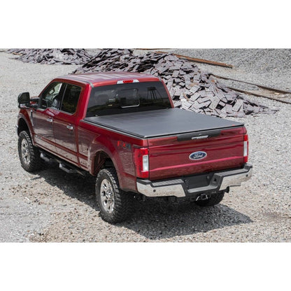 ROUGH COUNTRY Soft Tri-Fold Bed Cover | 6'10" Bed | Ford F-250/F-350 Super Duty (17-26) | 41517650A