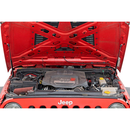 ROUGH COUNTRY Hood Struts | Hydraulic | Jeep Wrangler JK/Wrangler Unlimited  (2007-2018) | 10643
