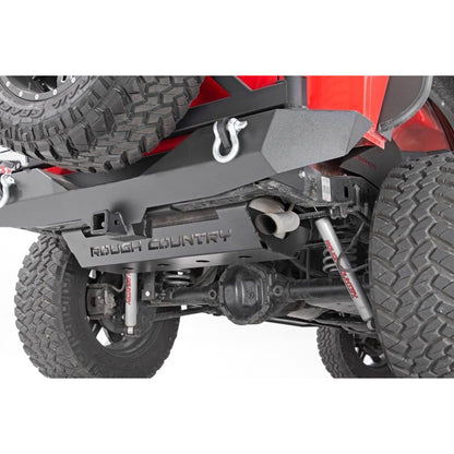 ROUGH COUNTRY Muffler Skid Plate | Jeep Wrangler JK/Wrangler Unlimited  (2007-2018) | 779
