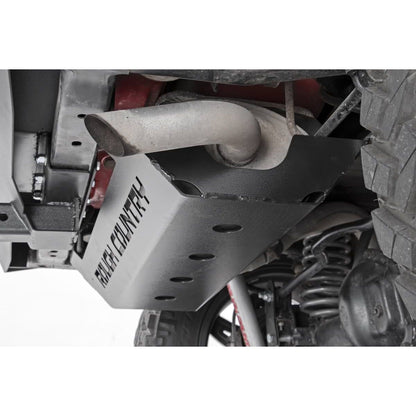 ROUGH COUNTRY Muffler Skid Plate | Jeep Wrangler JK/Wrangler Unlimited  (2007-2018) | 779