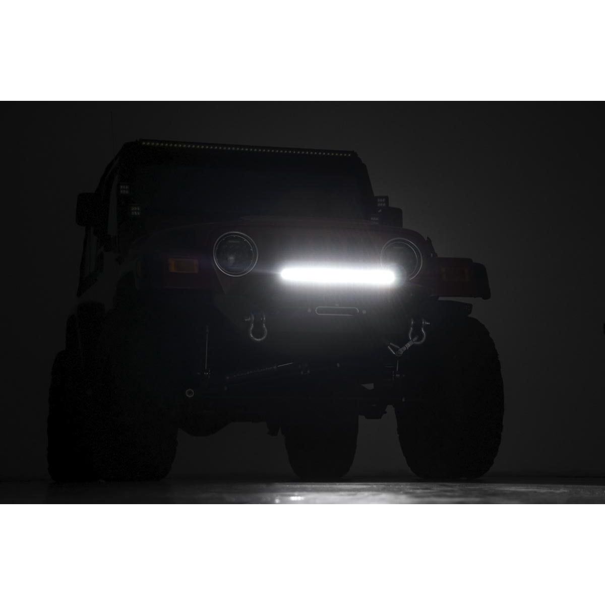 ROUGH COUNTRY Front Bumper | Rock Crawler | Jeep Wrangler TJ (97-06)/Wrangler Unlimited (04-06)  | 10595