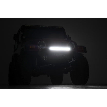 ROUGH COUNTRY Front Bumper | Rock Crawler | Jeep Wrangler TJ (97-06)/Wrangler Unlimited (04-06)  | 10595