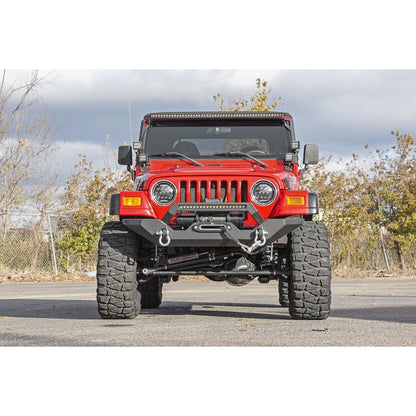 ROUGH COUNTRY Front Bumper | Rock Crawler | Jeep Wrangler TJ (97-06)/Wrangler Unlimited (04-06)  | 10595