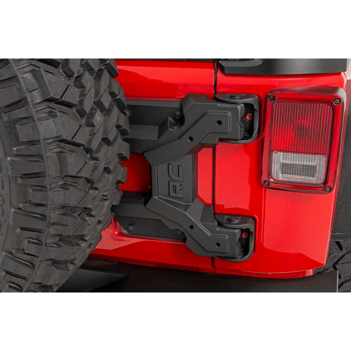 ROUGH COUNTRY Heavy Duty Tire Carrier | Jeep Wrangler JK/Wrangler Unlimited  (2007-2018) | 10523