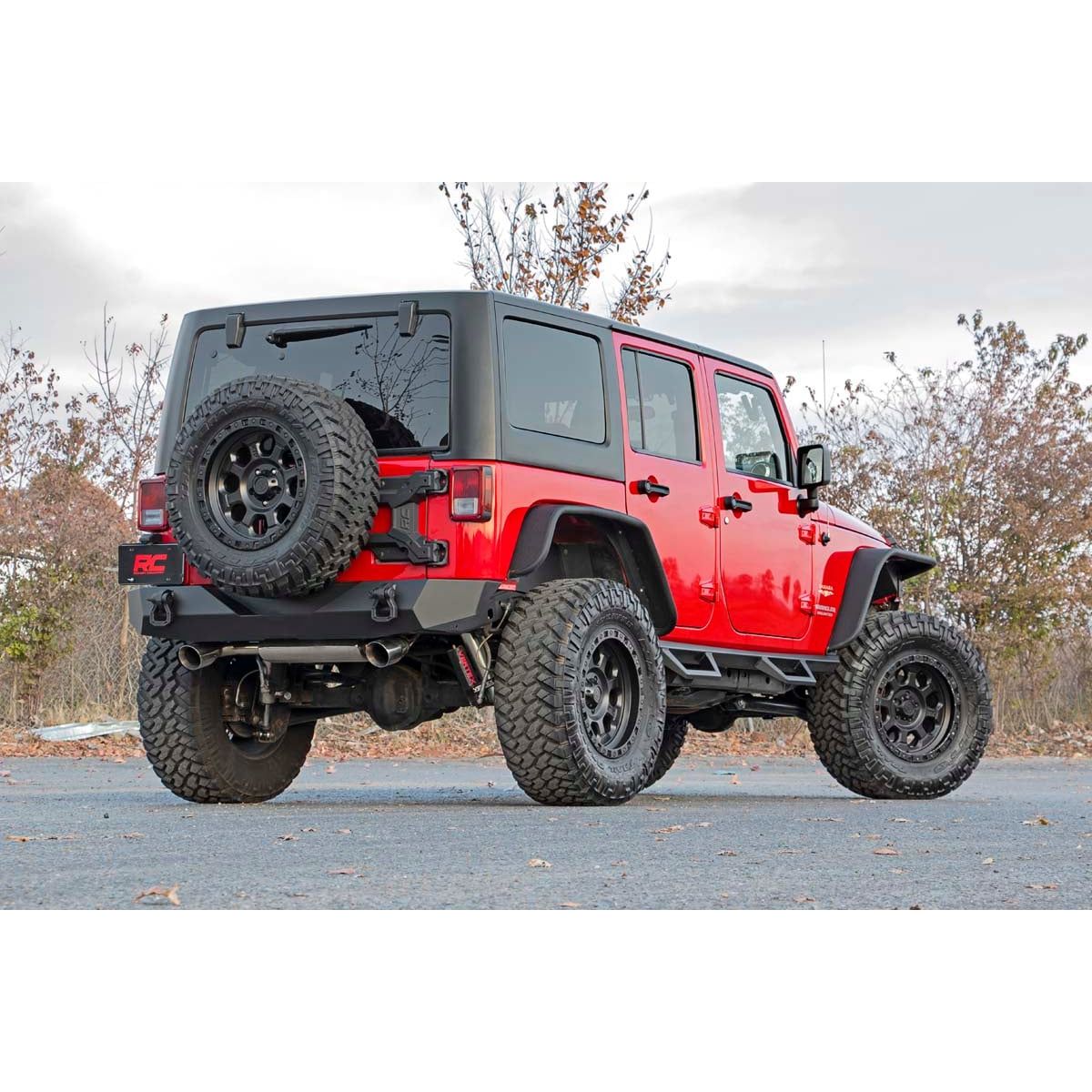 ROUGH COUNTRY Heavy Duty Tire Carrier | Jeep Wrangler JK/Wrangler Unlimited  (2007-2018) | 10523