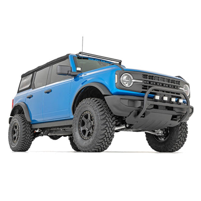 ROUGH COUNTRY Nudge Bar | 3.5 Inch Round Led (x4) | Ford Bronco 4WD (2021-2025) | 51039