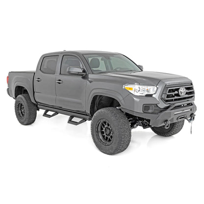 ROUGH COUNTRY SRX2 Adj Aluminum Step | Double Cab | Toyota Tacoma 2WD/4WD (2005-2023) | 71000A