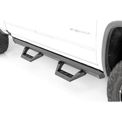 ROUGH COUNTRY SRX2 Adj Aluminum Step | Crew Cab | Chevy/GMC 1500/2500HD/3500HD (07-18 & Classic) | 11009A