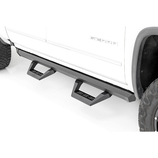 ROUGH COUNTRY SRX2 Adj Aluminum Step | Crew Cab | Chevy/GMC 1500/2500HD/3500HD (07-18 & Classic) | 11009A