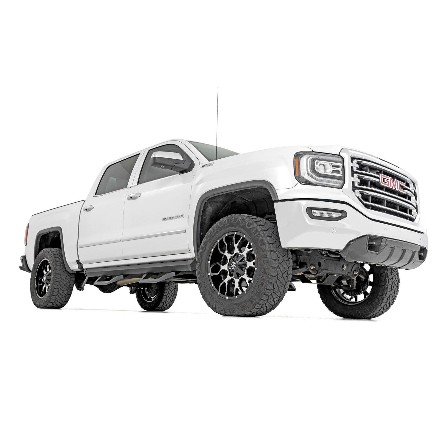 ROUGH COUNTRY SRX2 Adj Aluminum Step | Crew Cab | Chevy/GMC 1500/2500HD/3500HD (07-18 & Classic) | 11009A