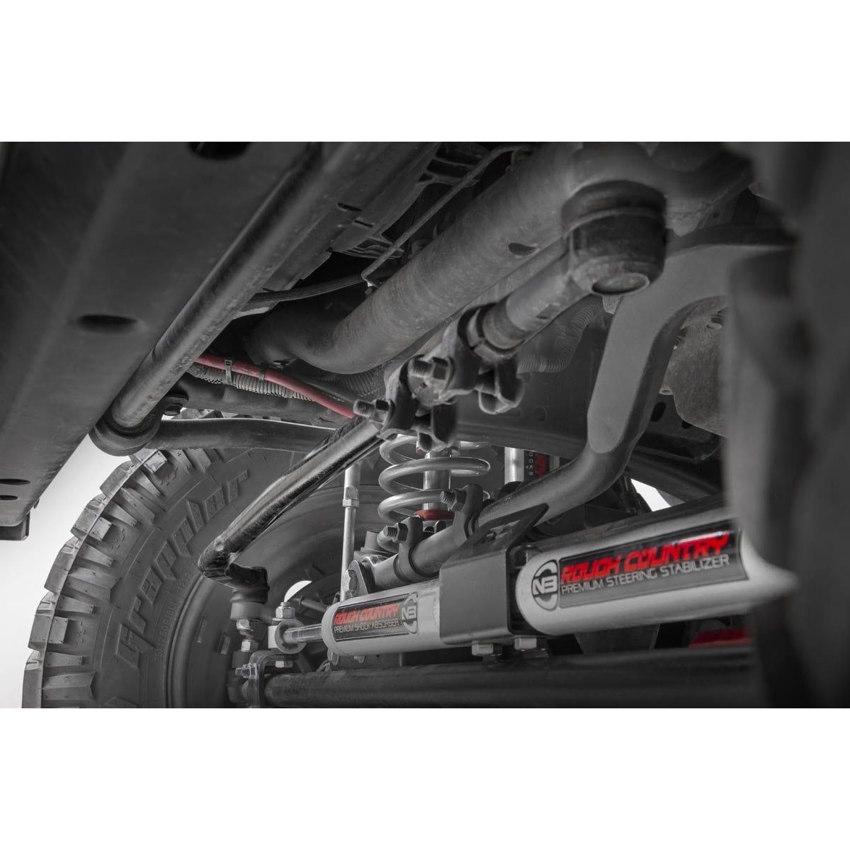 ROUGH COUNTRY High Steer Kit | Track Bar Bracket Combo | Jeep Wrangler JK/Wrangler Unlimited (07-18) | 10601