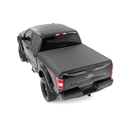 ROUGH COUNTRY Soft Tri-Fold Bed Cover | 5'7" Bed | Ford F-150 2WD/4WD (2001-2003) | 41501550A