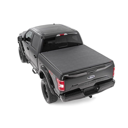 ROUGH COUNTRY Soft Tri-Fold Bed Cover | 5'7" Bed | Ford F-150 (21-25)/F-150 Lightning (22-25)  | 41521550A